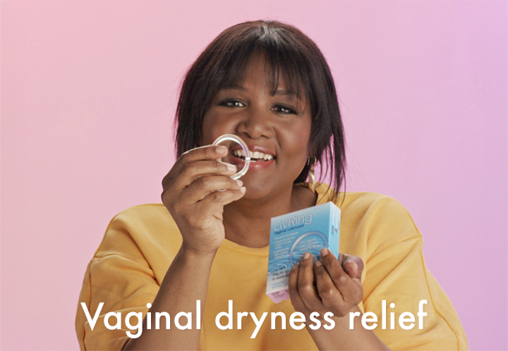 Experience long-lasting relief from vaginal dryness with LivRing